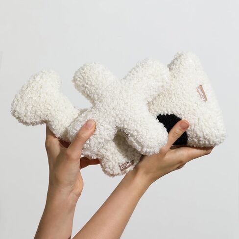 Modern Minimalist Dog Toy Hugs Boucle Plush Toy with Squeaker in Saudi Arabia