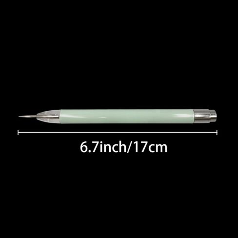 1 Pack LED Weeding Tools for Vinyl, Hook Pen Vinyl Weeding Tool with Light, Stainless Steel Weeder Tool for Removing Tiny Adhesive Vinyl Paper, Heat Transfer in Kuwait