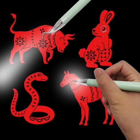 1 Pack LED Weeding Tools for Vinyl, Hook Pen Vinyl Weeding Tool with Light, Stainless Steel Weeder Tool for Removing Tiny Adhesive Vinyl Paper, Heat Transfer in Kuwait