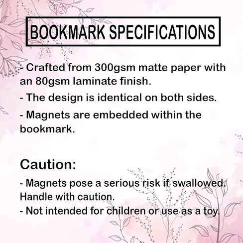 (2Pcs) Read Books Drink Coffee and Magnetic Bookmark Book Page Markers Gift for Reading Lover Nerd Book Addict Bookish Reader Student Teacher Office Stationery - Size 2.9"x1.6" When Folded in Saudi Arabia