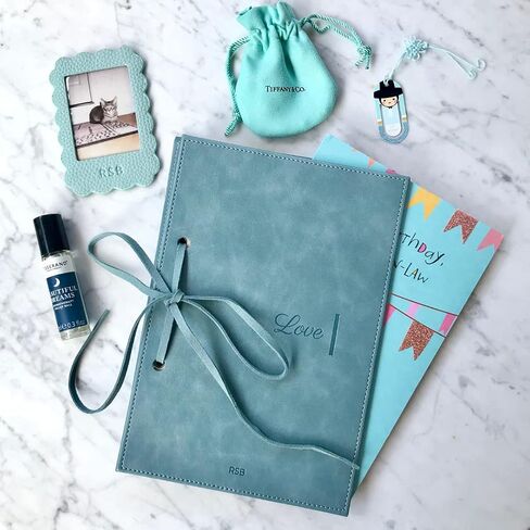 مجموعة تنظيم بطاقات التهنئة، جلد نباتي فاخر، قم بتحويل بطاقات التهنئة الخاصة بك إلى غلاف/كتاب/حامل بطاقات التهنئة إلى الأبد وحافظة بطاقات التهنئة in Kuwait