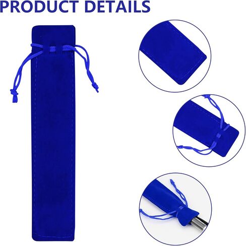 20 قطعة من حقيبة القلم المخملية، حقيبة أقلام، حقيبة هدايا، حامل قلم واحد، غلاف تغليف للمدرسة، المكتب، هدية الأعمال (القهوة) in Kuwait