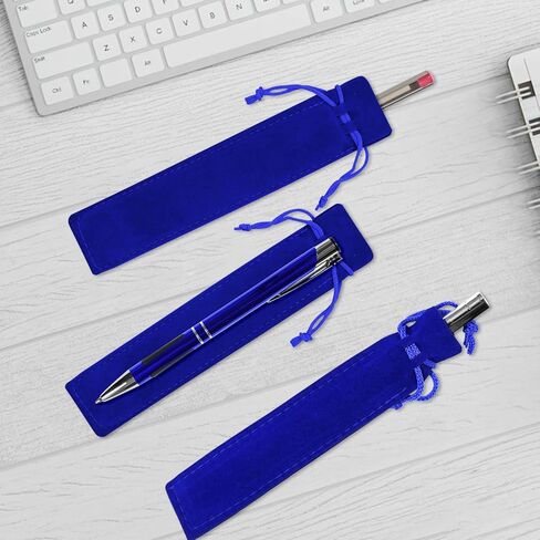 20 قطعة من حقيبة القلم المخملية، حقيبة أقلام، حقيبة هدايا، حامل قلم واحد، غلاف تغليف للمدرسة، المكتب، هدية الأعمال (القهوة) in Kuwait