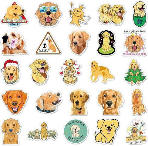 ملصق السلوقي 50 قطعة من ملصقات حفلات الكلاب، شارات للكلاب، أوعية طعام الكلاب، ملصقات جرو بيت الكلب، ملصقات لطيفة على شكل كلب كرتوني، ملصقات مضادة للماء in Kuwait