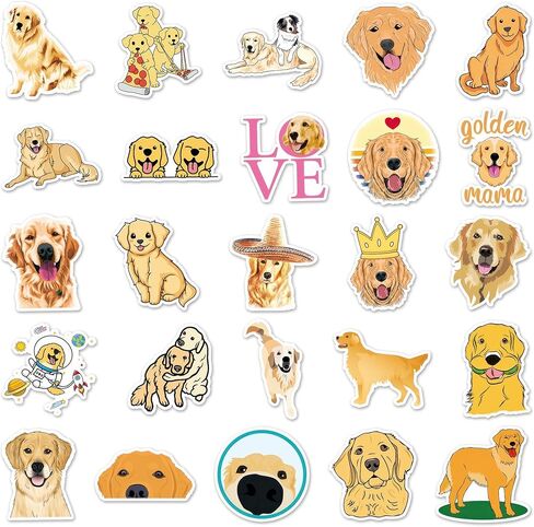 ملصق السلوقي 50 قطعة من ملصقات حفلات الكلاب، شارات للكلاب، أوعية طعام الكلاب، ملصقات جرو بيت الكلب، ملصقات لطيفة على شكل كلب كرتوني، ملصقات مضادة للماء in Kuwait