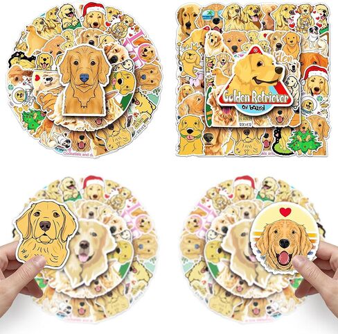 ملصق السلوقي 50 قطعة من ملصقات حفلات الكلاب، شارات للكلاب، أوعية طعام الكلاب، ملصقات جرو بيت الكلب، ملصقات لطيفة على شكل كلب كرتوني، ملصقات مضادة للماء in Kuwait