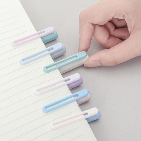 AIHAO Gel Pens, Morandi Pen Black Ink Fine Point Tip 0.5mm, Comfortable Grip For Smooth Writing, Journaling, Taking Notes, School, Office, 6 Count in Saudi Arabia