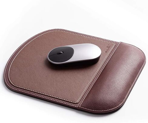 Gaming Mouse Pad, Leather Non-Slip Waterproof Mouse Mat for Laptop and PC,Smooth Mousepad for Gaming,Office Work,Travel,Business (Black) in Saudi Arabia