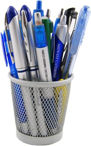 Misprinted Pen Assortment / 50 Count Misprinted Pens/Bulk Lot Variety Of Black And Blue Ink Pens/Printed In The USA in Saudi Arabia