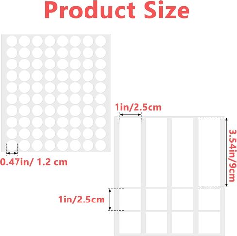 368PCS Double Sided Tape for Hanging Picture Poster Decorations, No Traces Mounting Tape, Removable Strong Mounting Adhesive Dots for Balloon, Home, Office Accessories, Party Supplies in Saudi Arabia