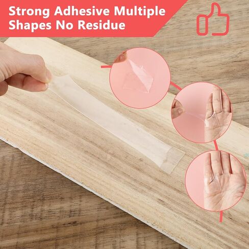 368PCS Double Sided Tape for Hanging Picture Poster Decorations, No Traces Mounting Tape, Removable Strong Mounting Adhesive Dots for Balloon, Home, Office Accessories, Party Supplies in Saudi Arabia