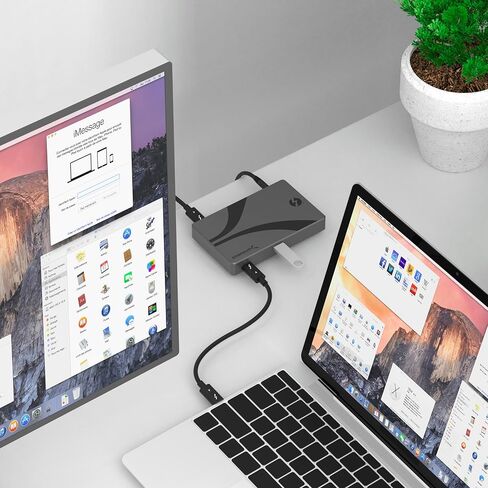 SABRENT Thunderbolt 4 Docking Station, TB4 Ports, 8K/4K, USB4 & TB3 Compatible, DP 1.4, HDMI 2.1, USB-C/USB-A Ports, Gigabit Ethernet, Audio Jack, SD/TF Card Reader, Windows/macOS/Linux (DS-T4MF) in Saudi Arabia