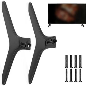 TV Stand Legs Replacement for LG 49 50 55 Inch 49UJ6300 49LJ5550 49LJ550M-UB 49UK6300 50UJ6300 50UK6300MEZ64114730 with Screws