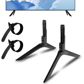 TV Legs for Samsung TV Legs, Only for UA65TU7000K UN65TU7000F UN65TU7000G UN65TU700DF, TV Legs for Samsung TV Stand Legs BN6318873A with Cable Ties, No Wall Drilling, Easy Installation
