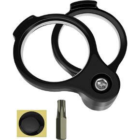 Upgraded Anti-Theft Tailgate Lock Fits for Toyota Tacoma 2005-2015, Aluminum Alloy Pickup Truck Tailgate Protection Locks, Black