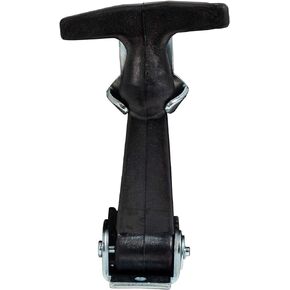Buyers Products WJ201U 4-7/8" Easy Grip Rubber Hood Catch With U Bracket, Weather Resistant Hold Down, T-Handle Hasp, Draw Latch, Flexible Closure For Vehicle Hood Or Tool Box , Black