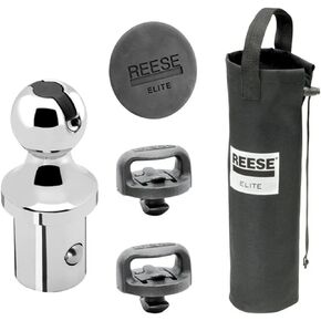 Reese Elite™ Series Gooseneck Hitch Head, Accessory Kit, Gooseneck Hitch Ball, Storage Bag, Safety Chains, Hole Cover