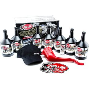 Red Line 90226 Powersport Motor Oil V-Twin 20W50 Powerpack Kit
