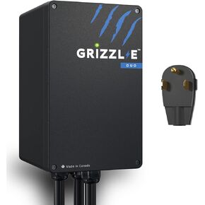 Grizzl-E Duo Level 2 Plug in EV Charger, up to 40 Amp, Two 24 feet Premium Cables (14-50 Plug)