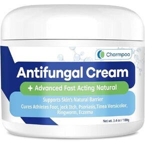 Antifungal Cream for Jock Itch: Anti Fungal Cream for Itchy Skin Relief Extra Strength - Ringworm Treatment for Humans - Athletes Foot Treatment for Feet 3.4 oz
