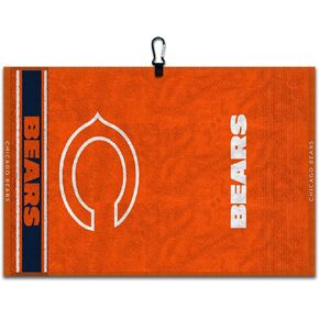 Team Effort Chicago Bears NFL Face/Club Jacquard Golf Towel 16" x 24"