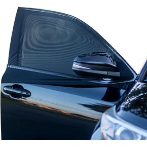 Sedans and Compact SUV Car Front Window Screens for Camping Front Windows Shade Driver Side Window Privacy Covers No Biting Bugs