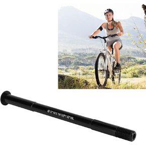 Mountain Bike Thru Axle, Thru Axle Aluminum Alloy Wheel Axis Hub Bicycle Replacement Parts for Mountain Road Bike(Φ12*181L*M12(P1.5）*19L)