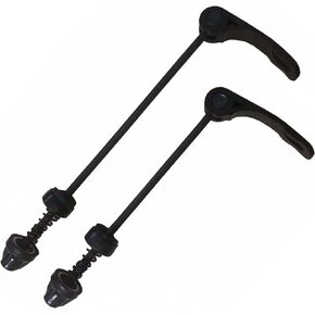 Bicycle quick release quick release set front wheel rear wheel, bicycle seat post skewers Ultralight quick release spoke wheel hub front and rear skewers for road mountain bike bicycle （2 pieces）