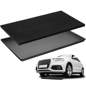 Oil Drip Pan with No Splatter Pad 47 x 29.3 x 1.6 Inch Oil Drip Pan for Under Car Extra Large for Automotive Garage Machinery Supplies