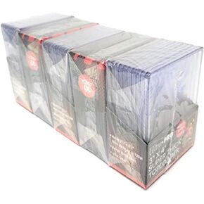 Ultra Pro 5 130pt Top Loader Packs - 10 Toploaders Per Pack (50 Total) - Thick Baseball, Basketball, Hockey, Football Cards (Ie Memorabilia)