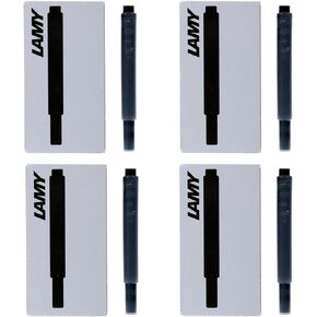 Lamy Fountain Pen Ink Cartridges, Black Ink, Pack of 20 (LT10BKB)