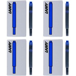 Lamy Fountain Pen Ink Cartridges, Blue Ink, Pack of 20 (LT10BLB)