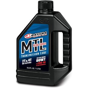 Maxima Racing Oils 42901-2PK MTL-XL 75w Motorcycle Transmission/Clutch Fluid 1L Bottle, 2-Pack