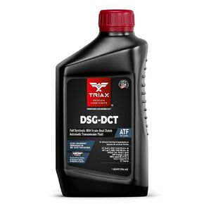 TRIAX DSG-DCT ATF قابض مزدوج اصطناعي بالكامل، حشو مدى الحياة، لجميع عمليات نقل القابض المزدوج، تحول سرعة عالي الأداء مع SureShift بدون إضافات قابلة للانزلاق (1 Qt) in Kuwait