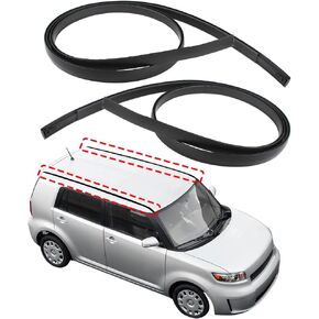 Roof Drip Molding Side Left and Right Side Compatible with 2008-2015 Scion XB Replaces 75555-12161 75556-12171