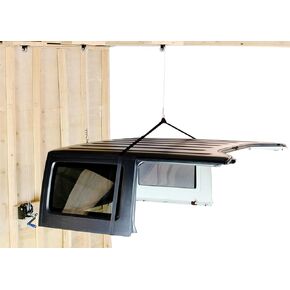 | Hoist-A-Top Simple JL | Lift and Store Your Hardtop | Compatible with Jeep Wrangler JL, 2 and 4 Door | Single Person Operation