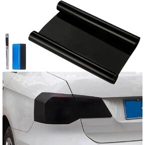 LZLRUN Extra-Wide Headlight Taillight Vinyl Tint Wrap 16 Inch x 60 Inch Roll Self Adhesive Fog Light Film Sheet Sticker Cover (Chameleon Transparent)