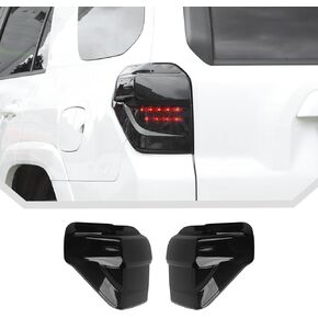 JeCar for 4Runner Tail Light Cover Trim Accessories for 2014-2023 Toyota 4Runner Smoke Black Tail Light Guard