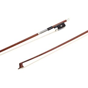 MI&VI AB-795 Professional Pernambuco Wood Skin Carbon Fiber Viola Bow (Full Size 4/4) with Bow Case Included | Well Balanced | Perfect Weight | Mongolian Horse Hair - MIVI Music