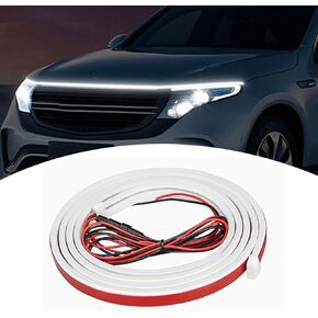 Miytsya Pack-1 Led Lights for Car, 59 Inches Flexible Waterproof Car Hood Strip Light, Car Hood LED Strip, Car Daytime Running Light Strips, Hood Light for Car, Truck (Blue)