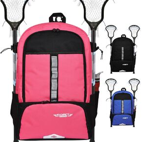 حقيبة لاكروس رياضية رائعة مع حاملي عصا وحجرة منفصلة للمرابط - حقيبة ظهر لاكروس كبيرة جدًا للبالغين in Kuwait