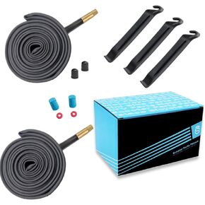 700x38c Bike Tube 700x38c Inner Tube 28" x1-3/8 1-5/8"Road Bike Tube 700x35c 700x36c 700x37c 700x39c 700x40c 700x41c 700x42c 700x43c Bike tire Tube 2 Pack(700-AV 48mm)