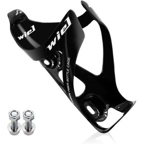 Full Carbon Fiber Bicycle Bike Light Drink Water Bottle Cage Holder