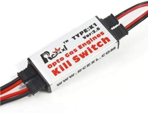 مفتاح قتل محرك الغاز Opto Rcexl Kill Switch RC محرك الغاز Flameout قطع التبديل لمحرك طائرة البنزين RC مع الإشعال الإلكتروني in Kuwait