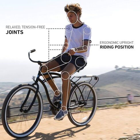 دراجة سيكسثريزرو أراوند ذا بلوك للرجال على الشاطئ، دراجات سرعة 1/3/7/21، عجلات 26 بوصة/24 بوصة، ألوان متعددة in Kuwait