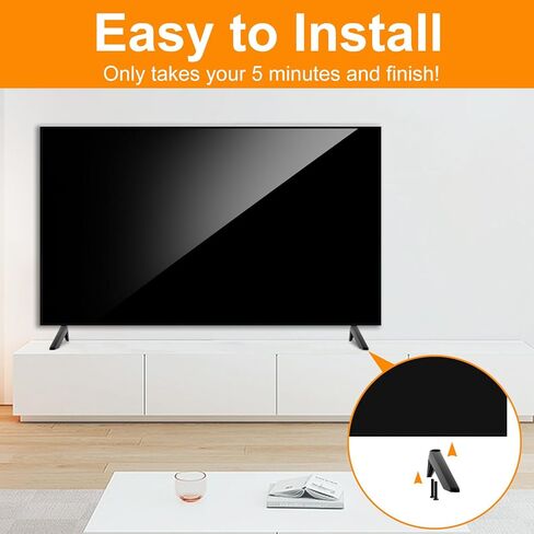 حامل تلفزيون لاستبدال أرجل تلفزيون Vizio، فقط لـ Vizio D24F4-J01 D24fm-K01 D32H-J09 D40f-J09 D43F-J04 V505-J01 M556-H1 V555-J01 V555-G1 V585-H11 V585-H1 V585-J01 مع مجموعة براغي ، سهل التنصيب in Kuwait