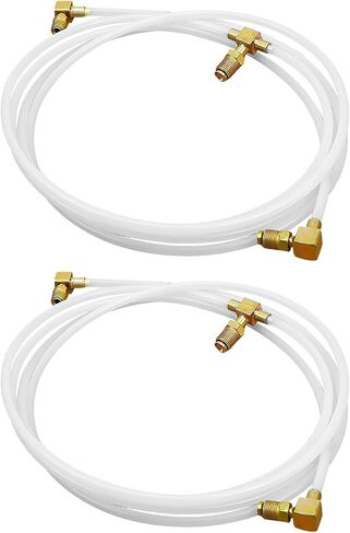 خرطوم السوائل الهيدروليكي العلوي القابل للتحويل من TIKSCIENCE مناسب لسيارات Ford Mustang Mercury Chevy Oldsmobile Cutlass Pontiac Buick Cadillac Plymouth Dodge Pontiac GTO 1962-2004، قطعتان in Saudi Arabia