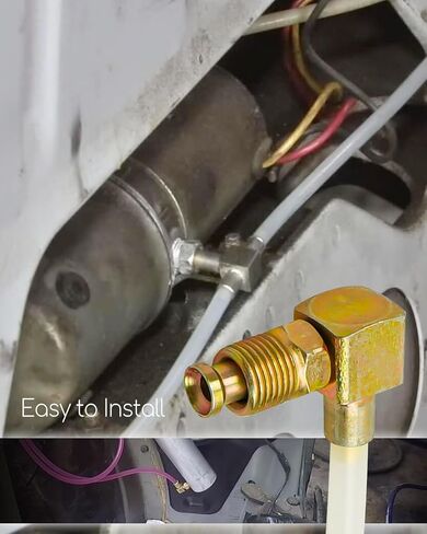 خرطوم السوائل الهيدروليكي العلوي القابل للتحويل من TIKSCIENCE مناسب لسيارات Ford Mustang Mercury Chevy Oldsmobile Cutlass Pontiac Buick Cadillac Plymouth Dodge Pontiac GTO 1962-2004، قطعتان in Saudi Arabia