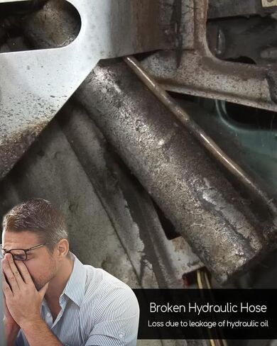 خرطوم السوائل الهيدروليكي العلوي القابل للتحويل من TIKSCIENCE مناسب لسيارات Ford Mustang Mercury Chevy Oldsmobile Cutlass Pontiac Buick Cadillac Plymouth Dodge Pontiac GTO 1962-2004، قطعتان in Saudi Arabia
