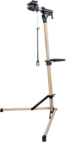 حامل إصلاح الدراجة Richeer (بحد أقصى 110 رطل) - حامل دراجة منزلي قابل للطي لصيانة دراجة الطريق والدراجة الجبلية - منصات عمل ميكانيكا الدراجات المحمولة قابلة للتعديل - سبائك الألومنيوم بالكامل in Kuwait